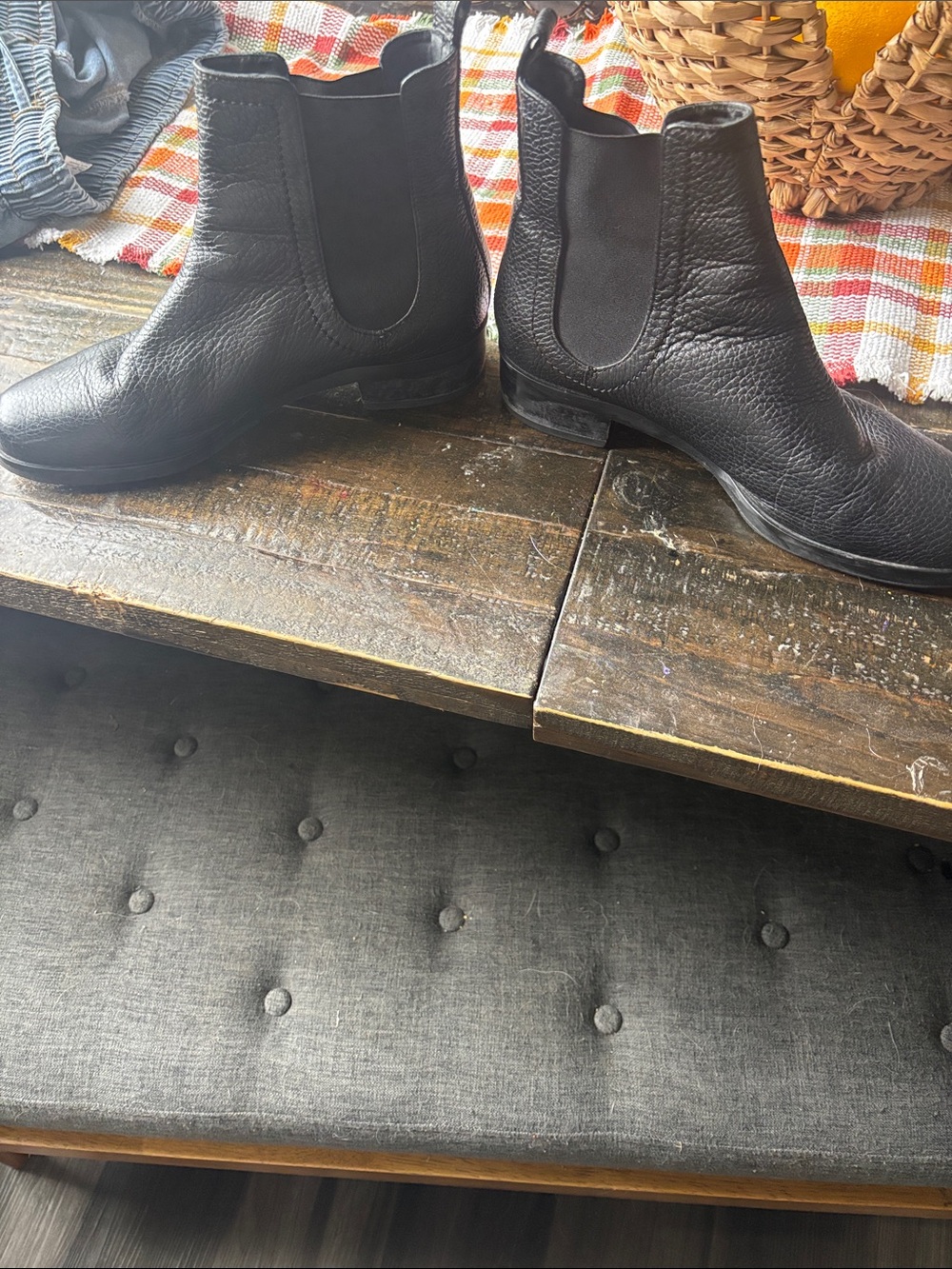 L.K..Bennet Black Leather Chelsea Boots